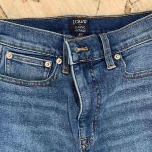 J.Crew Classic Vintage Womens Blue Jeans
